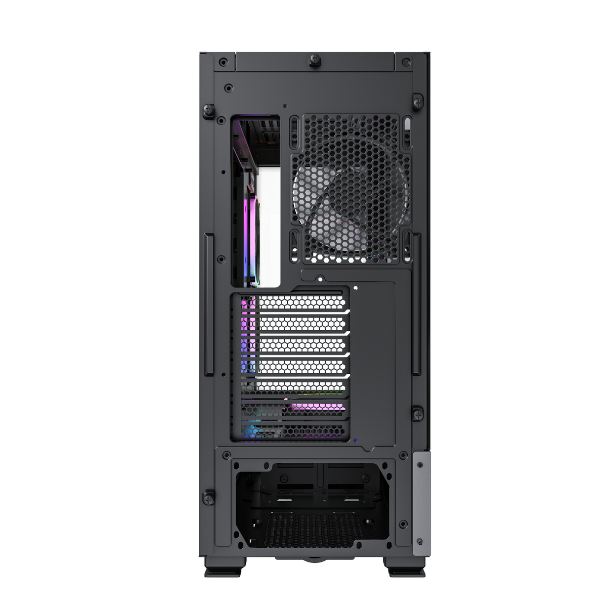 Montech Sky Two Black - Midi-torn, E-ATX, 4x ARGB PWM-fläktar