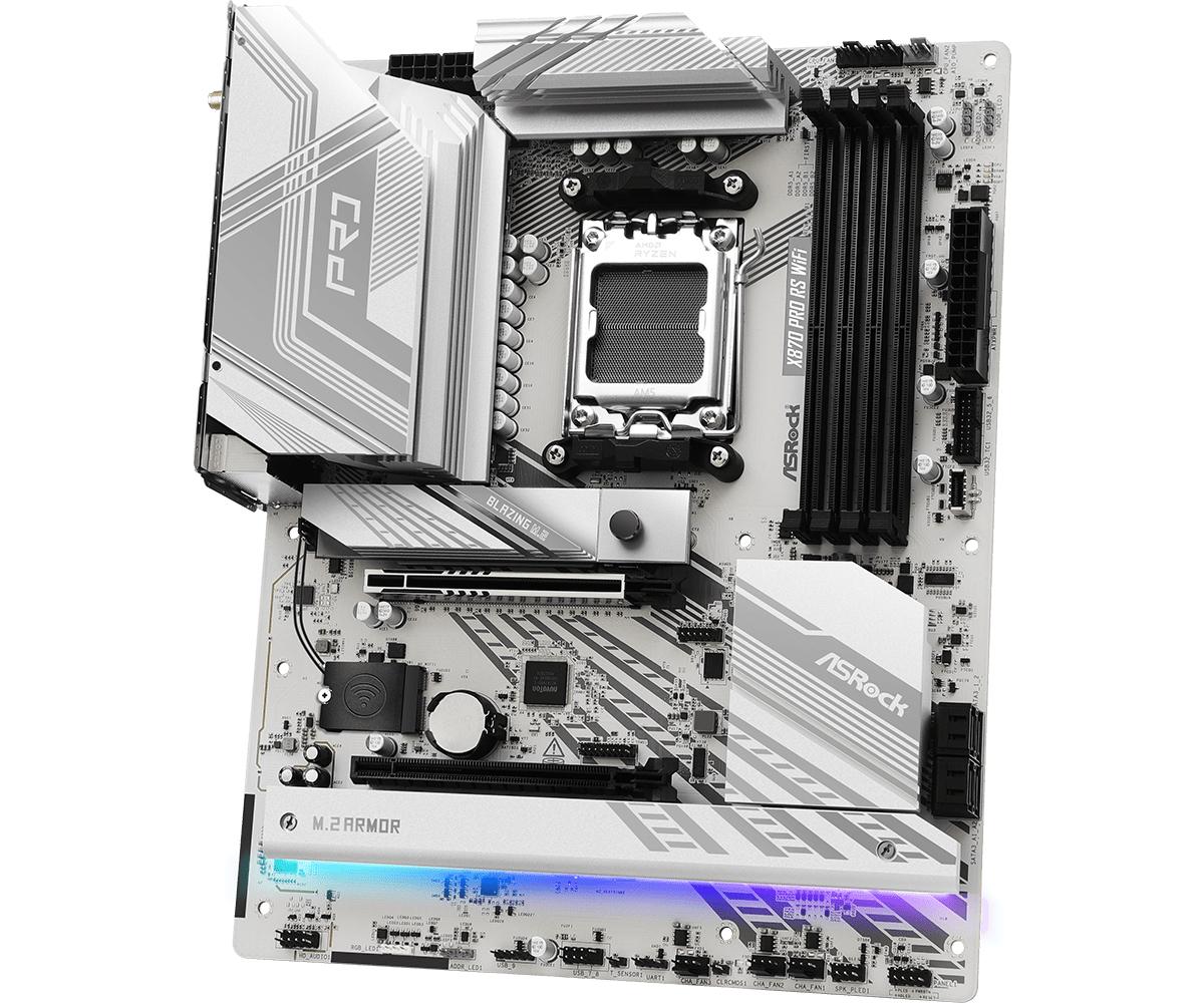 ASRock X870 PRO RS WiFi Motherboard ATX AM5 Socket DDR5 ASRock