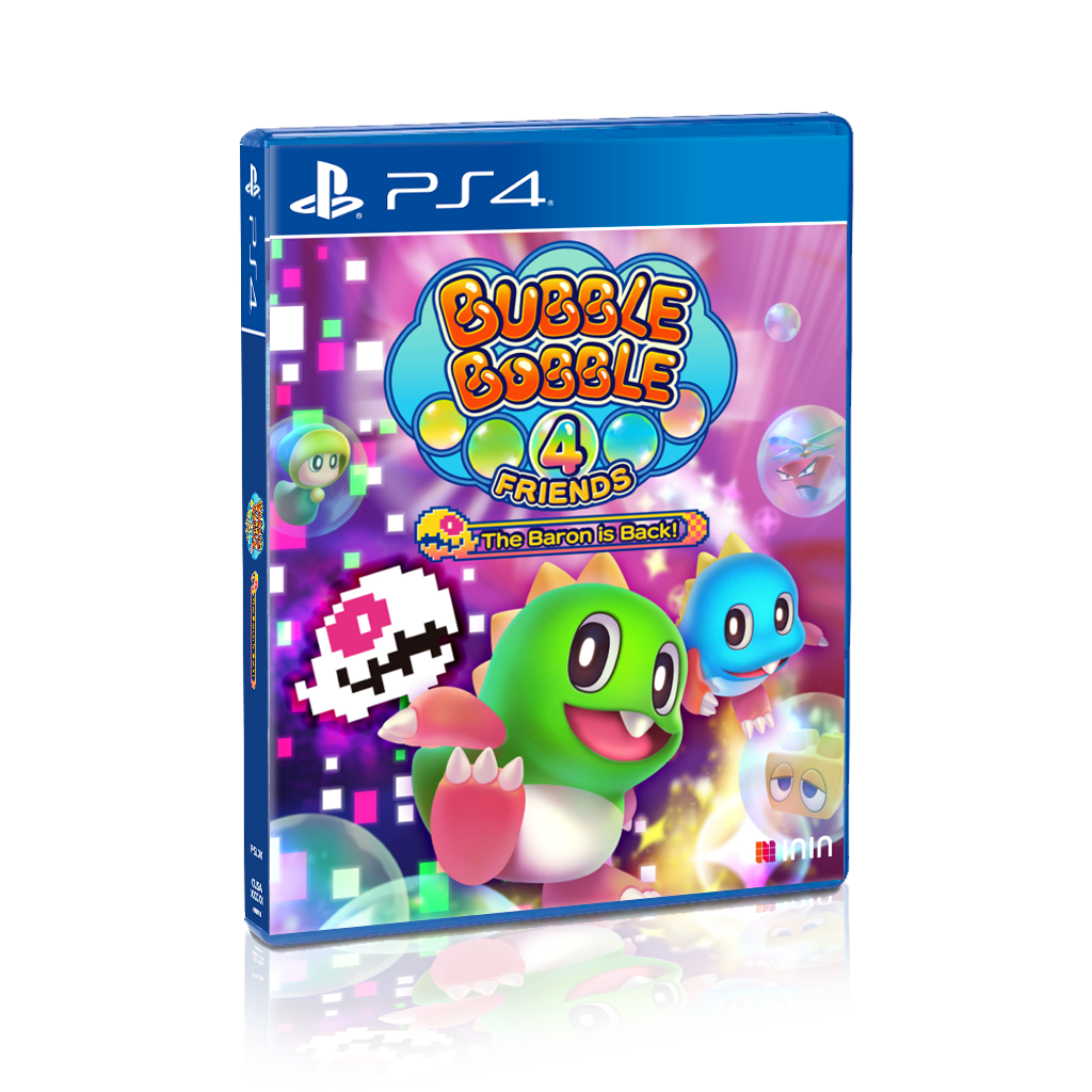 Bubble Bobble 4 Friends The Baron is BACK! – PlayStation 4 – spilomslag
