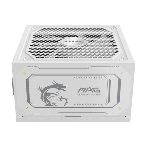 MSI MAG A1000GL PCIE5 WHITE 1000 W strømforsyning - 80 PLUS Gold - visning 2