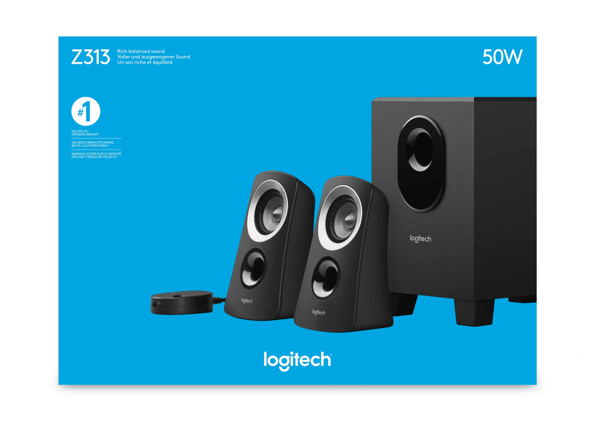 Logitech Z-313 2.1-kanals Högtalarsystem
