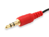 Equip Audiokabel Splitter 3.5mm->2x3.5mm Bu/St      grün/rot Polybeutel Equip