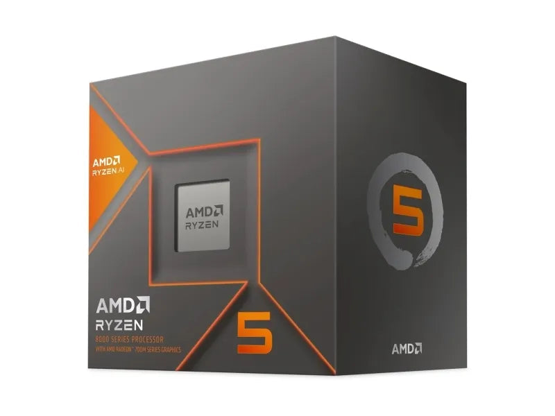 AMD CPU Ryzen 5 8600G 4,3 GHz 6 Kärnor Socket AM5 PIB - Med Kylare