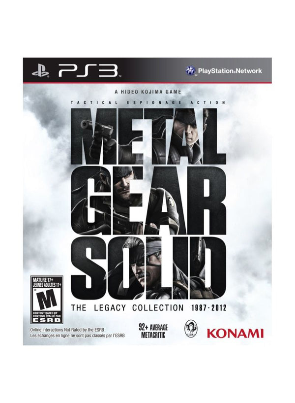 Metal Gear Solid: The Legacy Collection - PS3