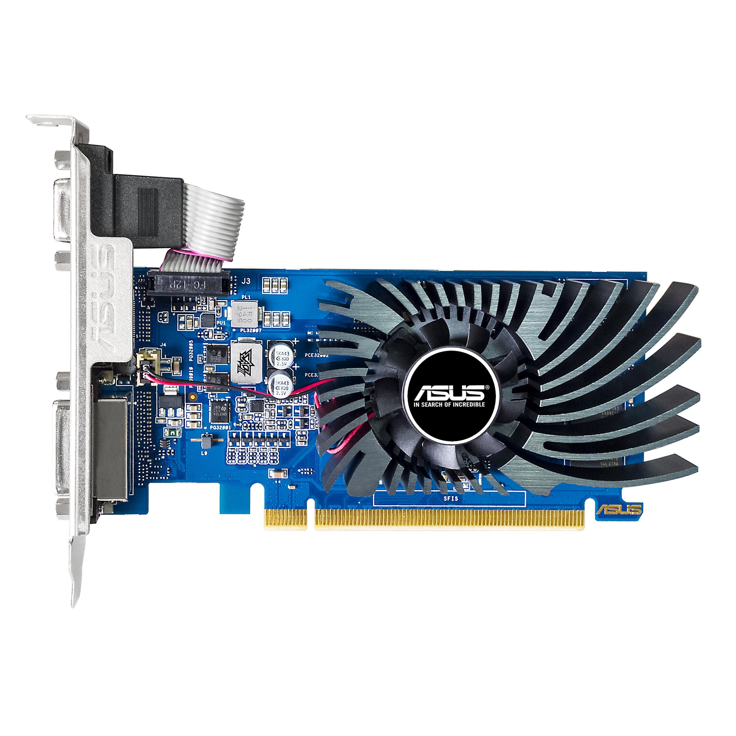 ASUS GeForce GT 730 2GB (med Lågprofilfäste) (GT730-2GD3-BRK-EVO)