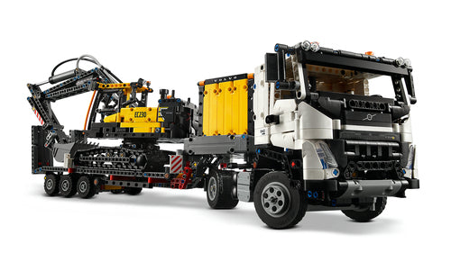 LEGO Technic 42175 Volvo FMX og EC230 – lastbil, anhænger og gravemaskine