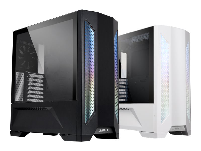Lian Li LANCOOL II Midi-Tower - Härdat glas - DRGB - Vit