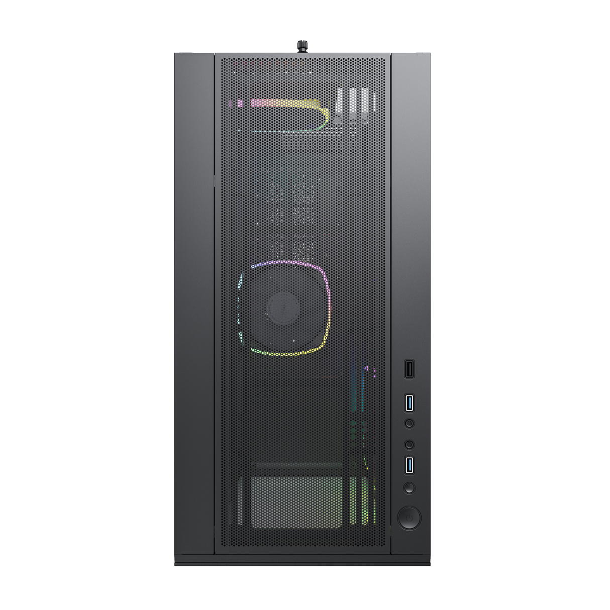 Montech Sky Two Black - Midi-torn, E-ATX, 4x ARGB PWM-fläktar