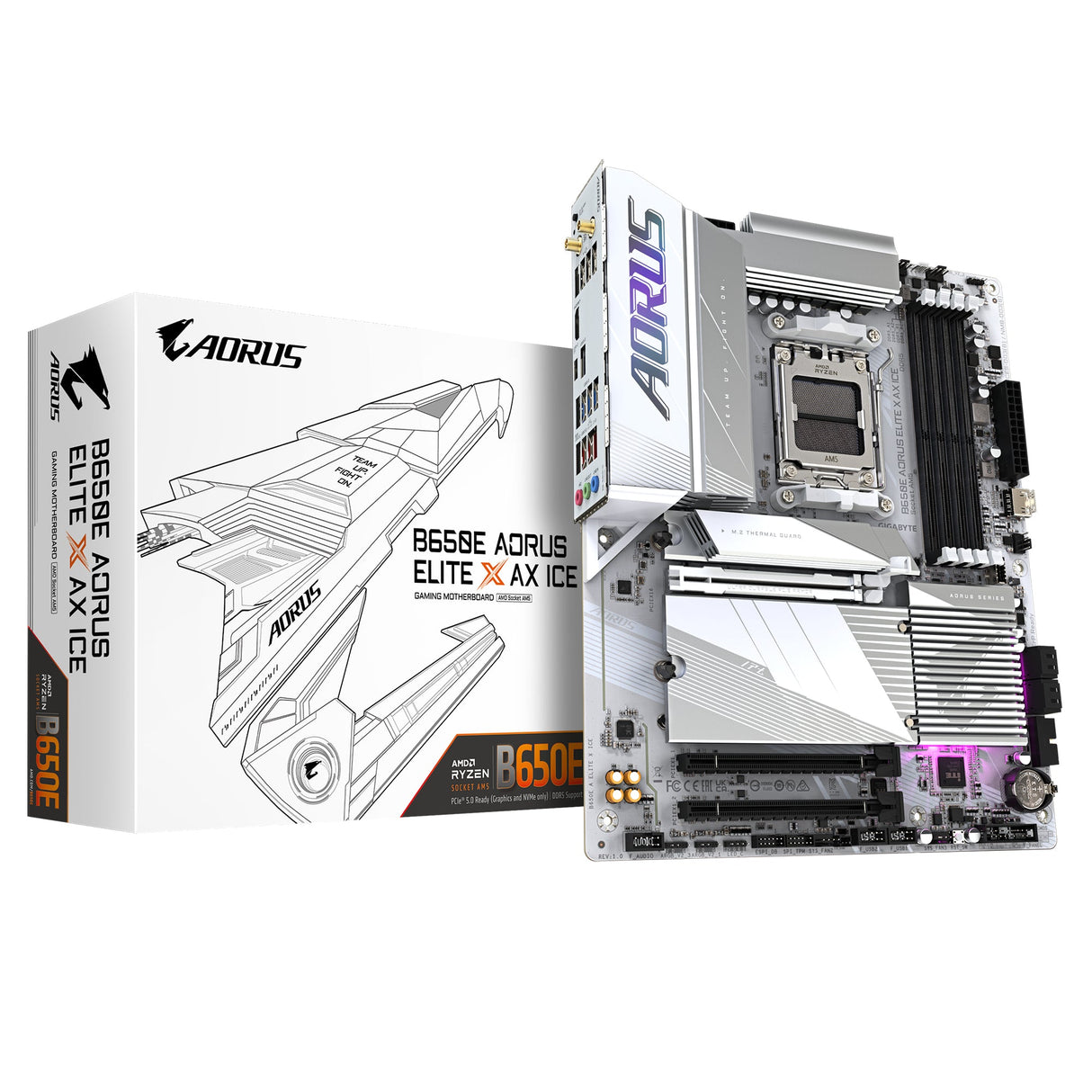 GigaByte B650E A ELITE X ICE - Sockel AM5 - Moderkort