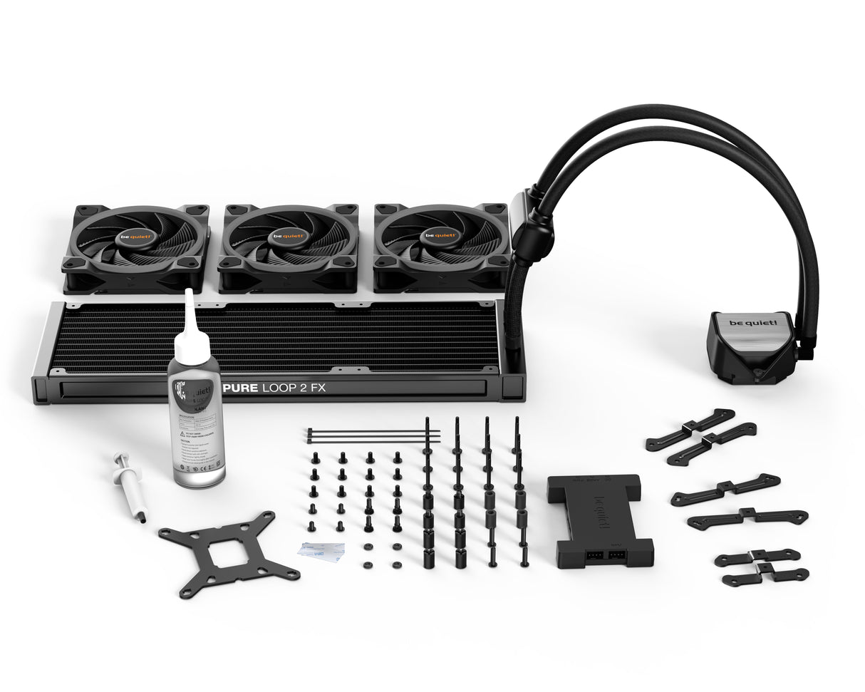 Var Tyst! Pure Loop 2 FX Processorer Vätskekylningssystem 1-pack Svart 120 mm