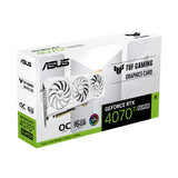 ASUS GeForce RTX 4070 TI SUPER 16GB TUF OC GAMING WHITE EDITION BTF ASUS