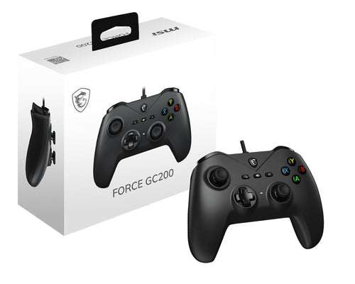 MSI FORCE GC200 Black – sort USB-controller – emballage