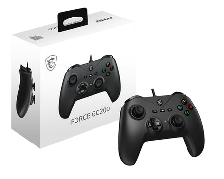 MSI FORCE GC200 Black – sort USB-controller – emballage