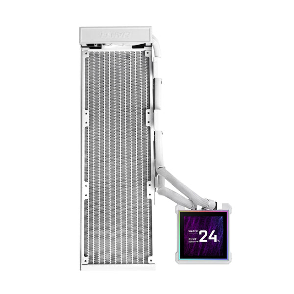 Lian Li Hydroshift II LCD-S, 360N fanless, White