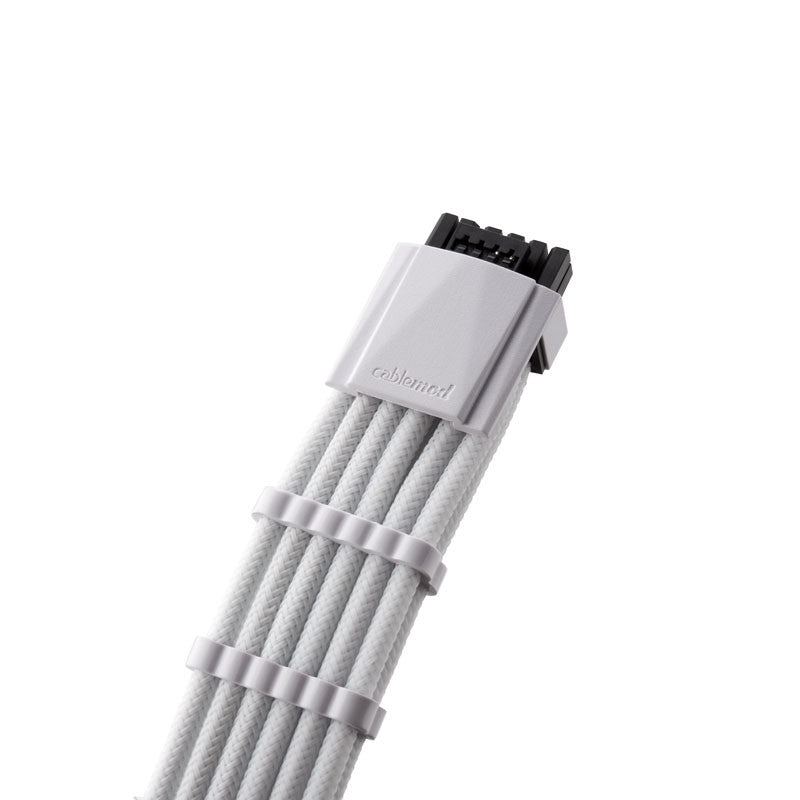 CableMod Pro ModMesh 12VHPWR Till 3x PCI-e-kabel - 45cm, Vit