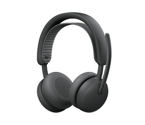 Logitech - Zone Wireless 2 ES – Wireless Noise Cancelling Headset with Adaptive Hybrid ANC, Bluetooth Logitech