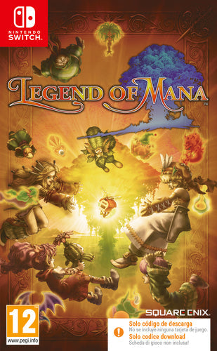 Legend of Mana Switch Code in a Box – Omslag med downloadkode