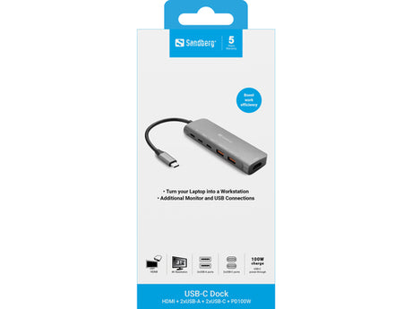 USB-C Dock HDMI + 2xUSB-A +