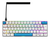 Sharkoon SKILLER SGK50 S4 Gen2 PBT (white, DE layout, Gateron G Pro 3.0 Yellow) Sharkoon