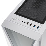 Kolink Void RGB Midi Tower - Vit, Fönster