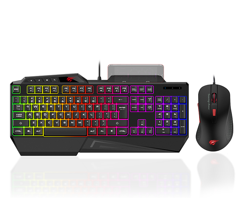 Havit Tangentbord Och Mus - Gamerpaket RGB