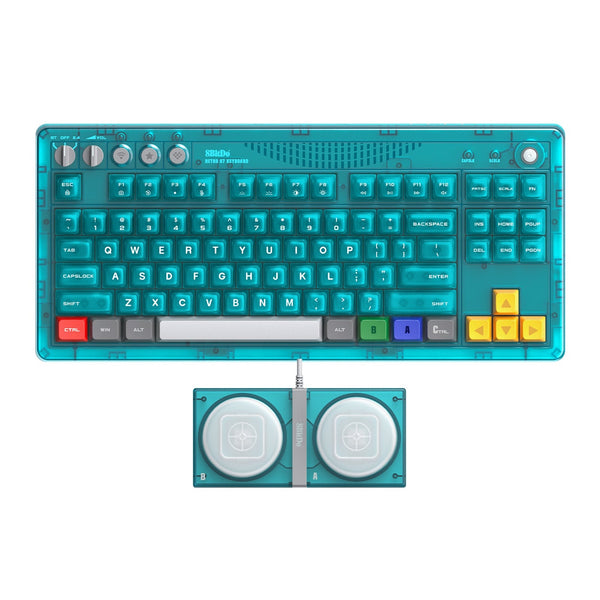 8BitDo Retro 87 Mechanical Keyboard Clear Blue