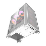 Datorfodral Darkflash DRX70 MESH + 4 RGB-fläktar (vit)