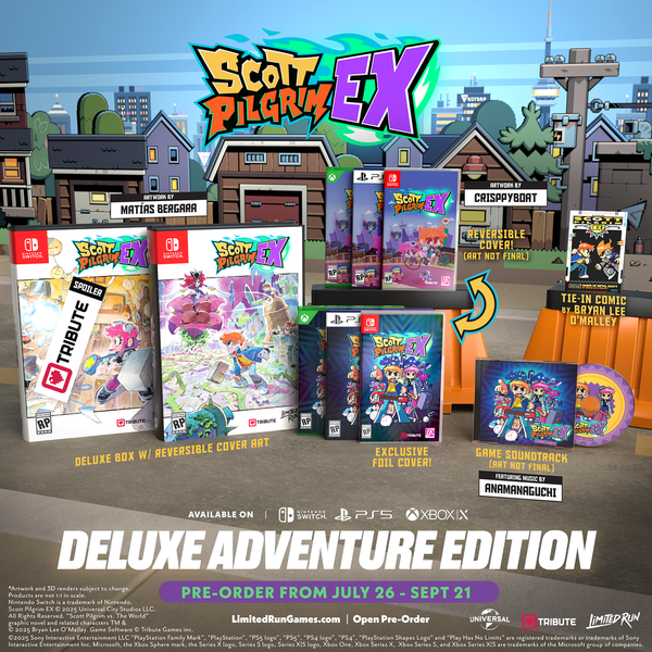 Scott Pilgrim EX – Deluxe Adventure Edition – Limited Run – Nintendo Switch
