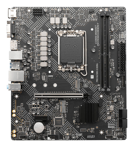 MSI PRO H610M-G DDR4 bundkort - LGA1700, micro-ATX