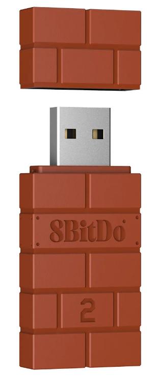 8BitDo USB trådlös adapter 2 brun