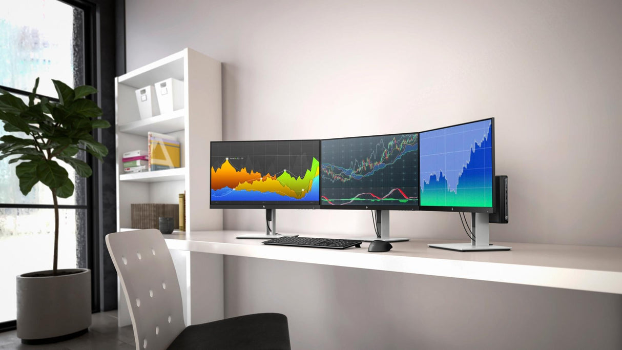 HP E24 G4 23.8 1920 X 1080 VGA (HD-15) HDMI DisplayPort 60Hz Pivot-skärm (utan Stativ)