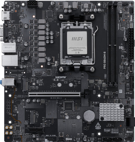MSI PRO B840M-B – AM5 bundkort