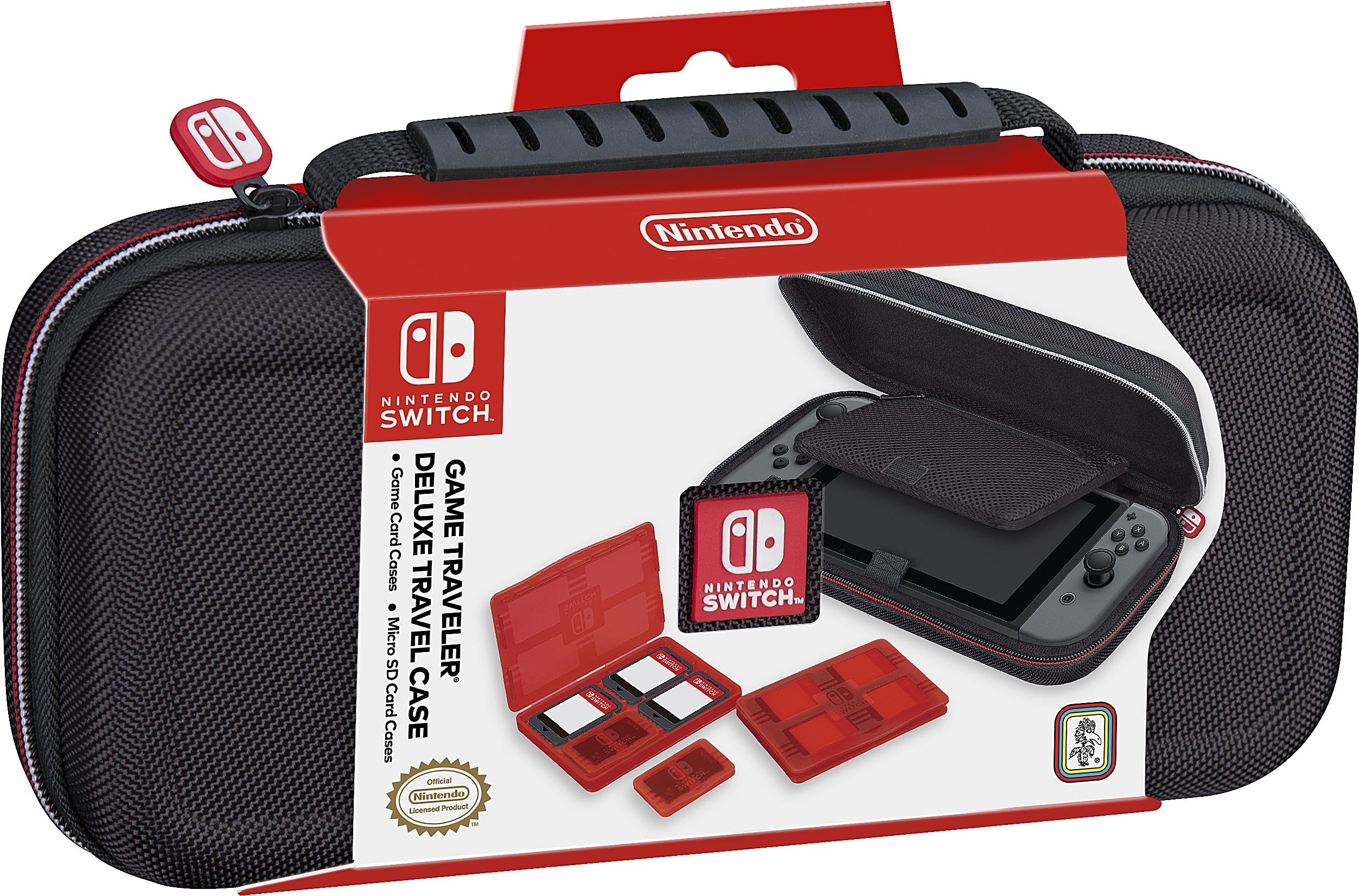Nintendo Game Traveler Deluxe Resväska Väska För Spelkonsol Svart