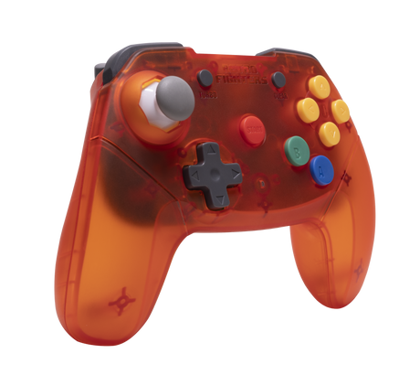Retro Fighters Brawler64 – trådløs N64-controller – orange – produktbillede 1