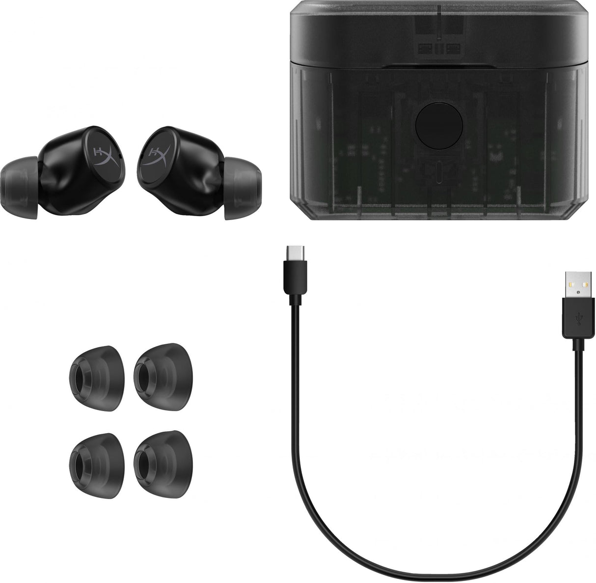 HyperX Cirro Buds Pro Wireless True Wireless Earbuds Svarta