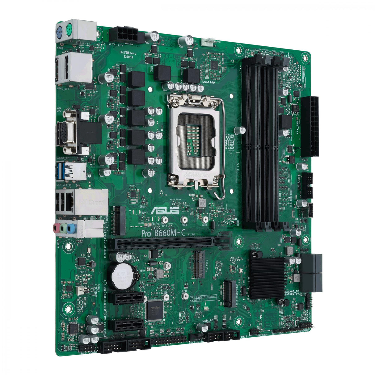 ASUS PRO B660M-C-CSM (mATX, B660, LGA 1700, DDR5) ASUS