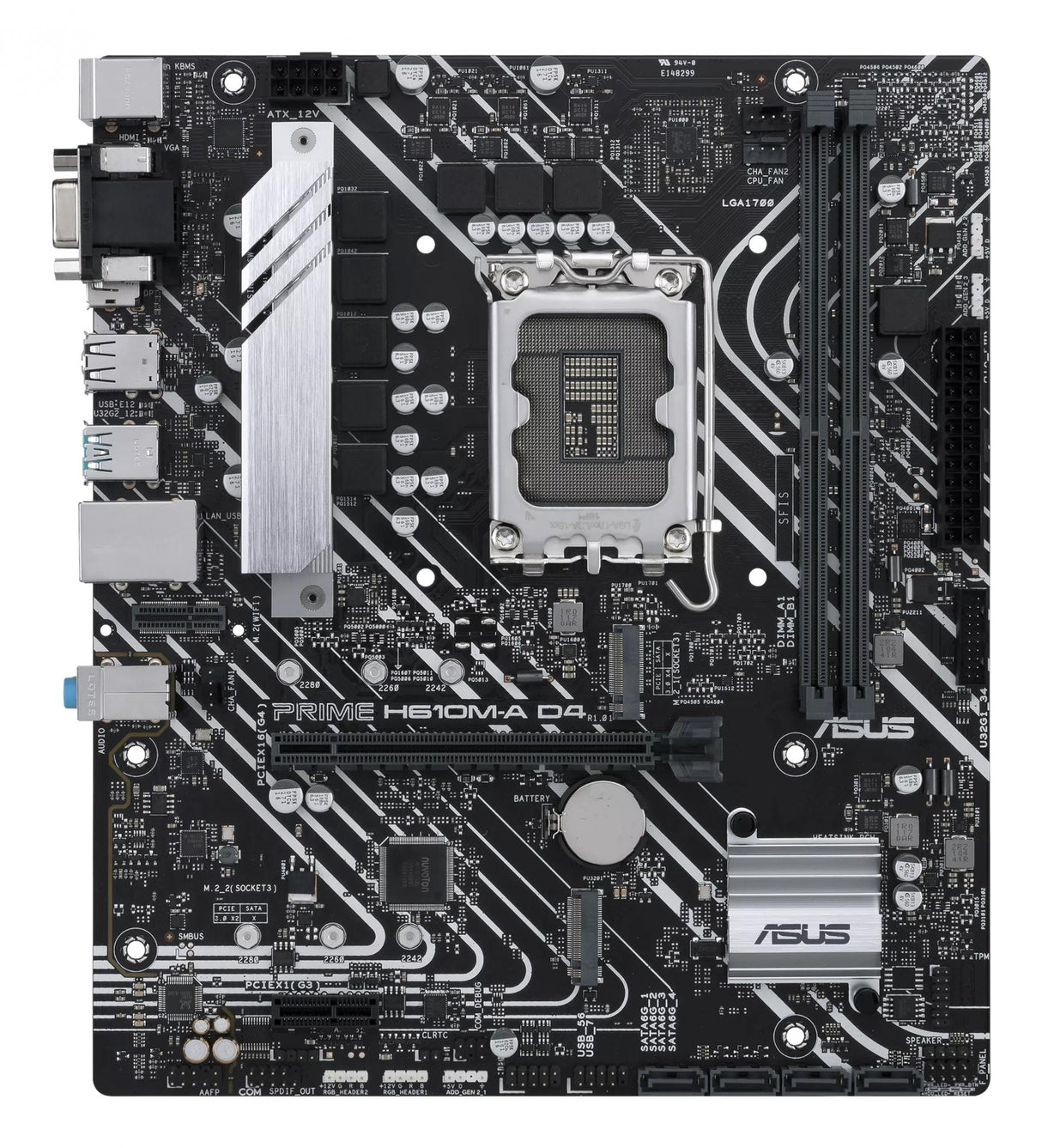 ASUS PRIME H610M-A D4-CSM Micro-ATX LGA1700  Intel H610 ASUSTeK COMPUTER