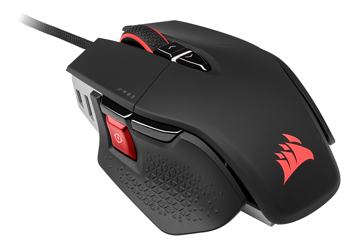 CORSAIR Gaming M65 RGB ULTRA Optisk Kabel Svart
