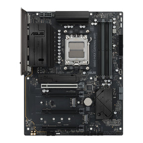 ASUS B850 MAX Gaming WiFi – bundkort set ovenfra