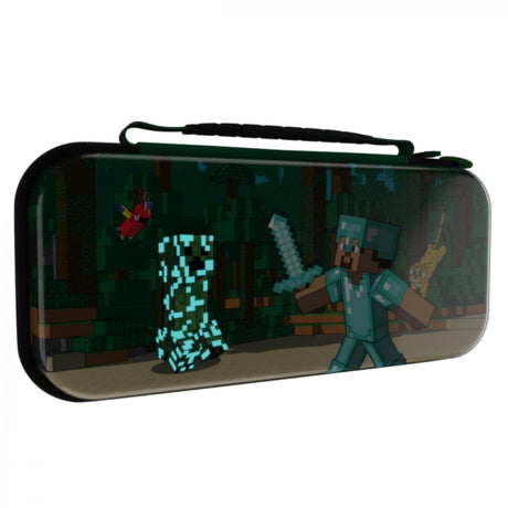 PDP Travel Case Plus GLOW - Minecraft Forest Battle PDP