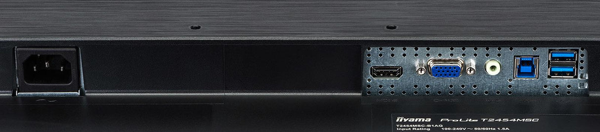 Iiyama ProLite T2454MSC-B1AG 23.8 1920 X 1080 (Full HD) VGA (HD-15) HDMI 60Hz