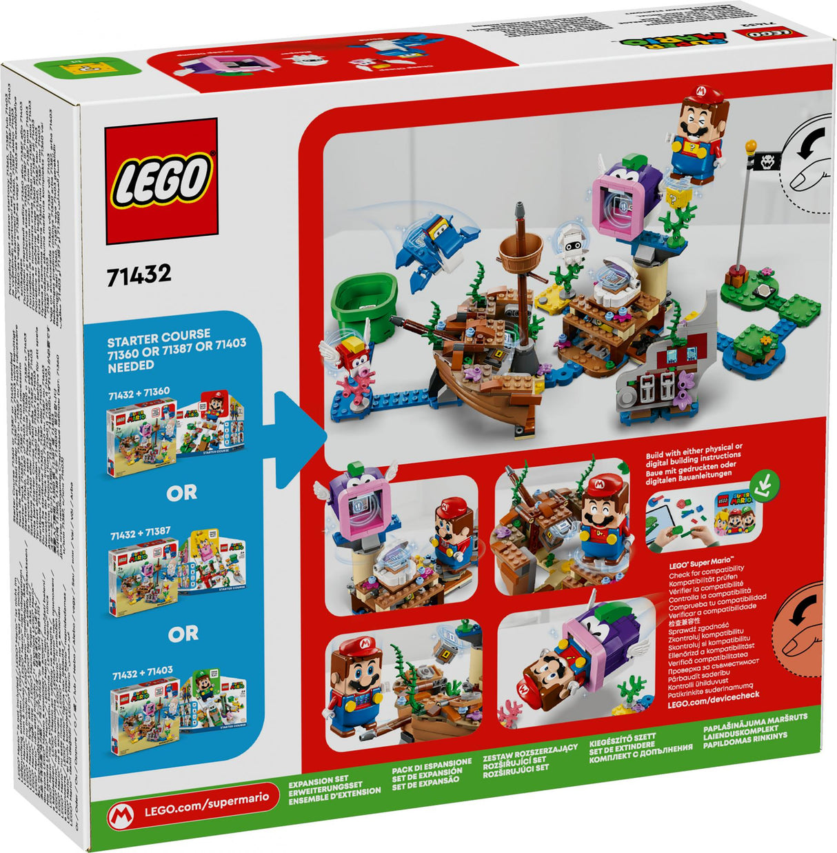 LEGO Super Mario - Dorries Sunken Shipwreck Adventure Expansion Set (71432)