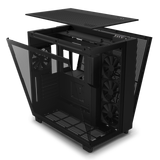 NZXT H9 Flow Black Dual Chamber Mid Tower Case