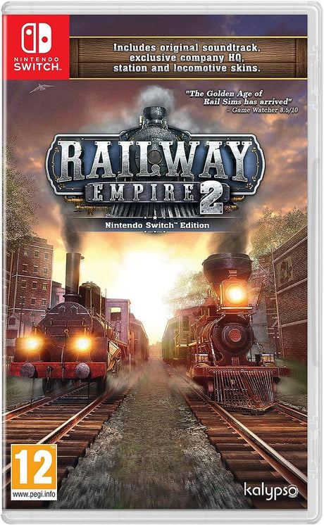 Railway Empire 2 (Deluxe Edition) – omslag til Nintendo Switch