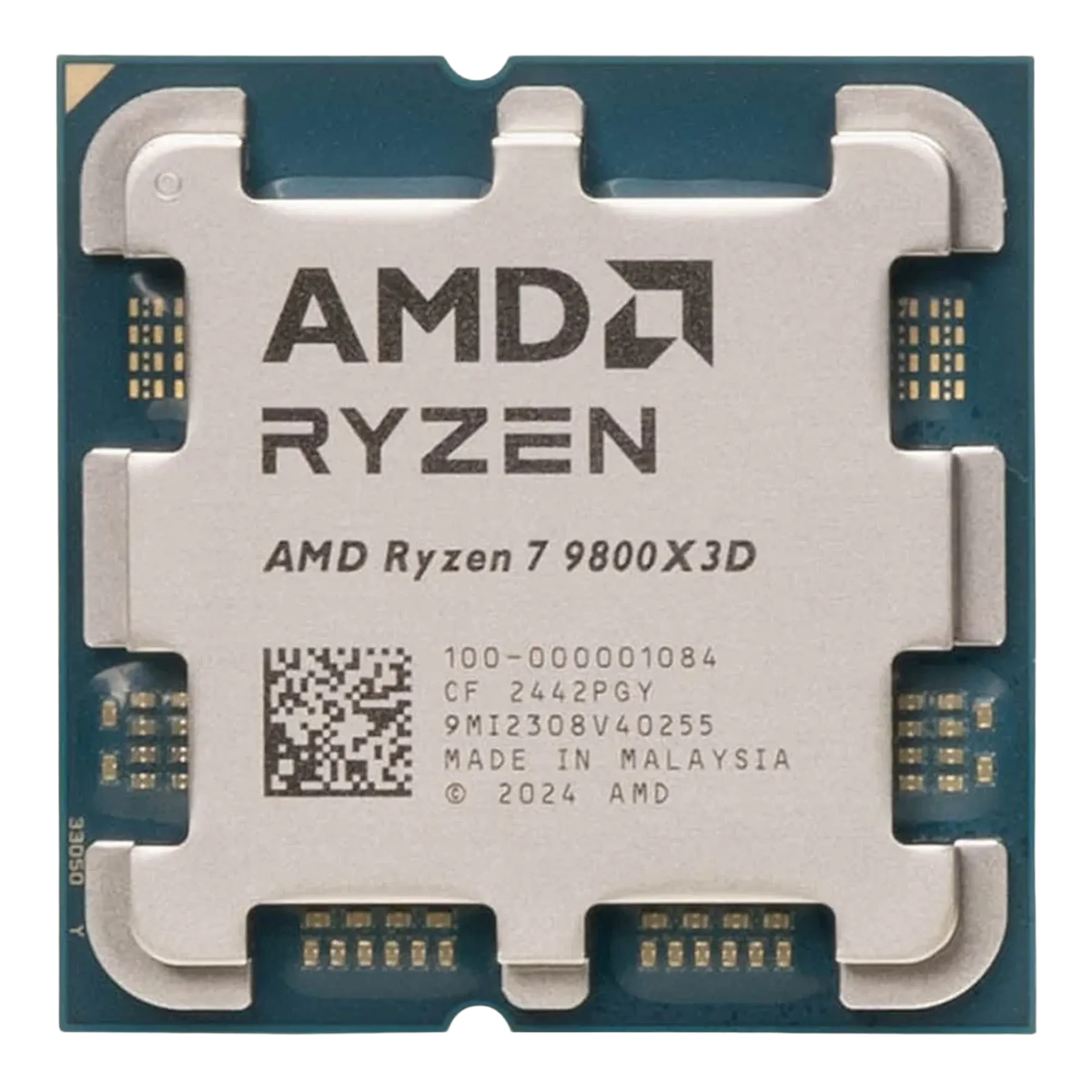 AMD Ryzen 7 9800X3D processor – set ovenfra
