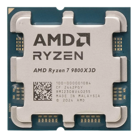 AMD Ryzen 7 9800X3D processor – set ovenfra