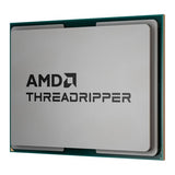 AMD Ryzen Threadripper 9980X – processoren uden køler set skråt ovenfra