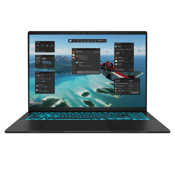 ASUS V16 V3607VP-TK084W – Core 7, RTX 5070 – 16 GB / 1 TB – US-tastatur