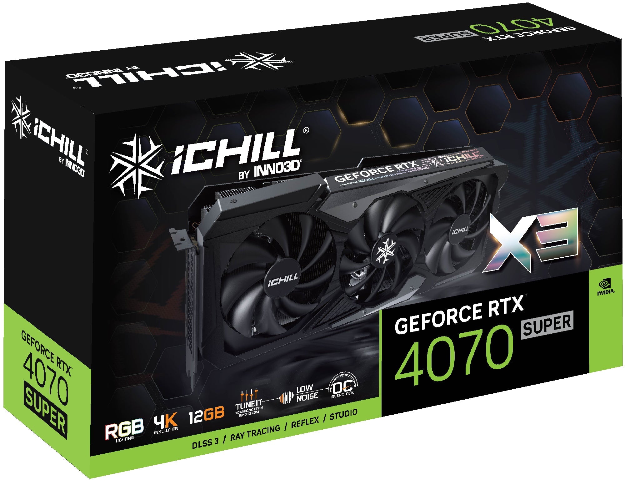 Inno3D IChiLL GeForce RTX 4070 Ti SUPER X3 16GB