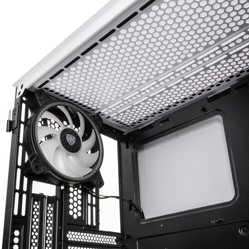 Kolink Citadel Mesh RGB Micro-ATX Case - White